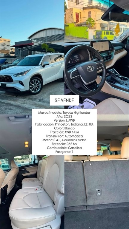 2023 Toyota Highlander — foto 7 / 8