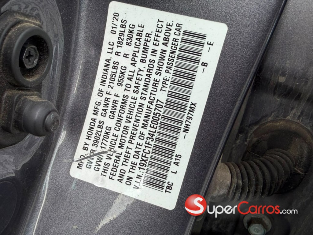 2020 Honda Civic EX Turbo — foto 7 / 8