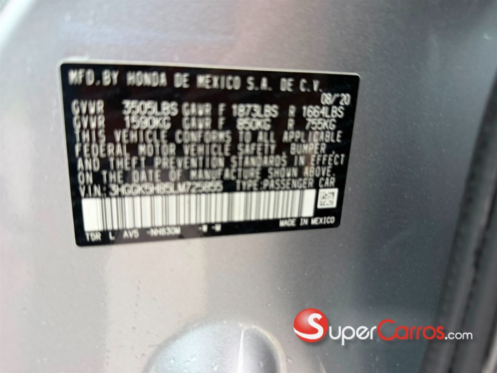 2020 Honda Fit EXL — foto 8 / 8