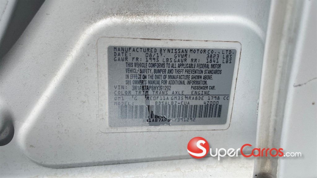 2017 Nissan Sentra — foto 11 / 12
