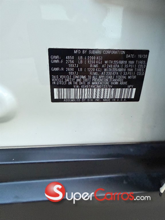 2021 Subaru Outback Limited — foto 6 / 12