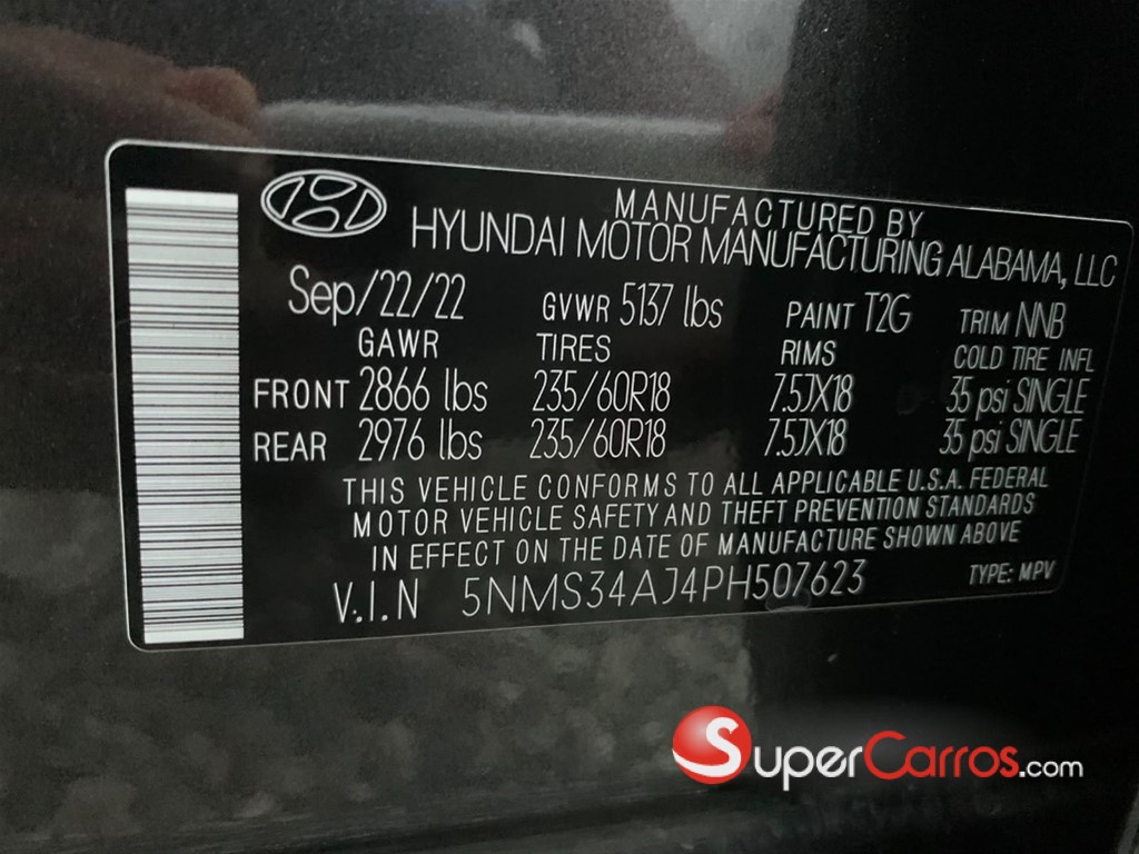 2023 Hyundai Santa Fe SEL — foto 11 / 12